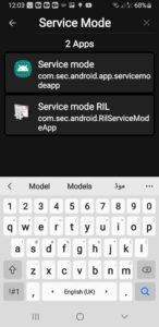 service mode search